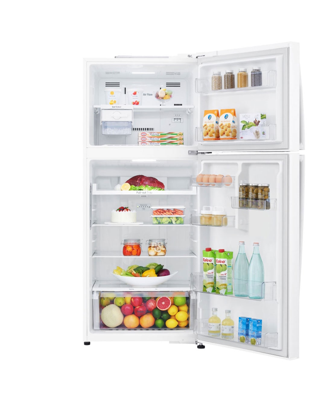 LG Refrigerator 471 Liter Smart Inverter Top Freezer - White