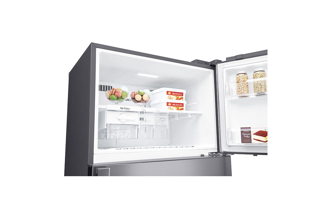 LG Top Mount Refrigerator 516L Gross Capacity, Smart Inverter Compressor, DoorCooling+™, Silver Color, GNM-642LI, GNM-642LI, thumbnail 5