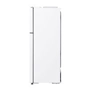 LG Top Mount Refrigerator, Smart Inverter, 438L, White, side view, GR-C639HWCL, thumbnail 13