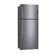 LG Top Mount Refrigerator, Smart Inverter, 438L, Silver, Left side view, GR-C639HLCL, thumbnail 11