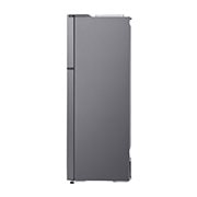 LG Top Mount Refrigerator, Smart Inverter, 438L, Silver, side view, GR-C639HLCL, thumbnail 13