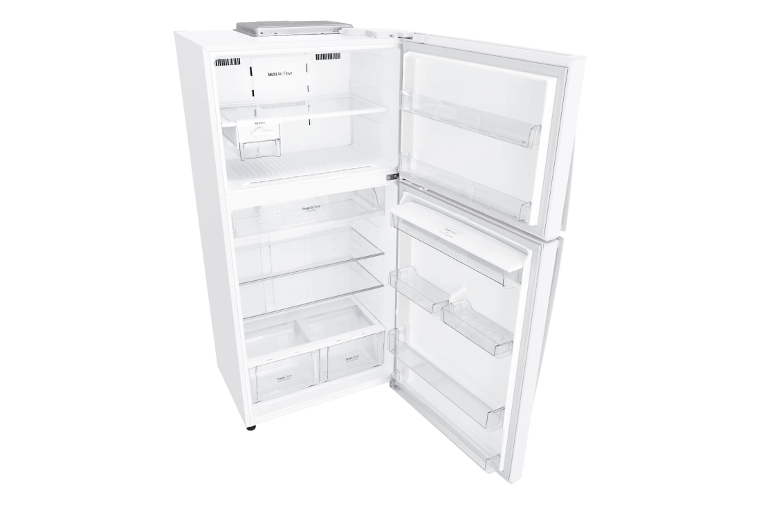 LG Top Freezer Refrigerator 630L Gross Capacity, DoorCooling⁺™, Hygiene FRESH⁺™ , White Color., Top perspective view, GRM-832DHWI, thumbnail 7
