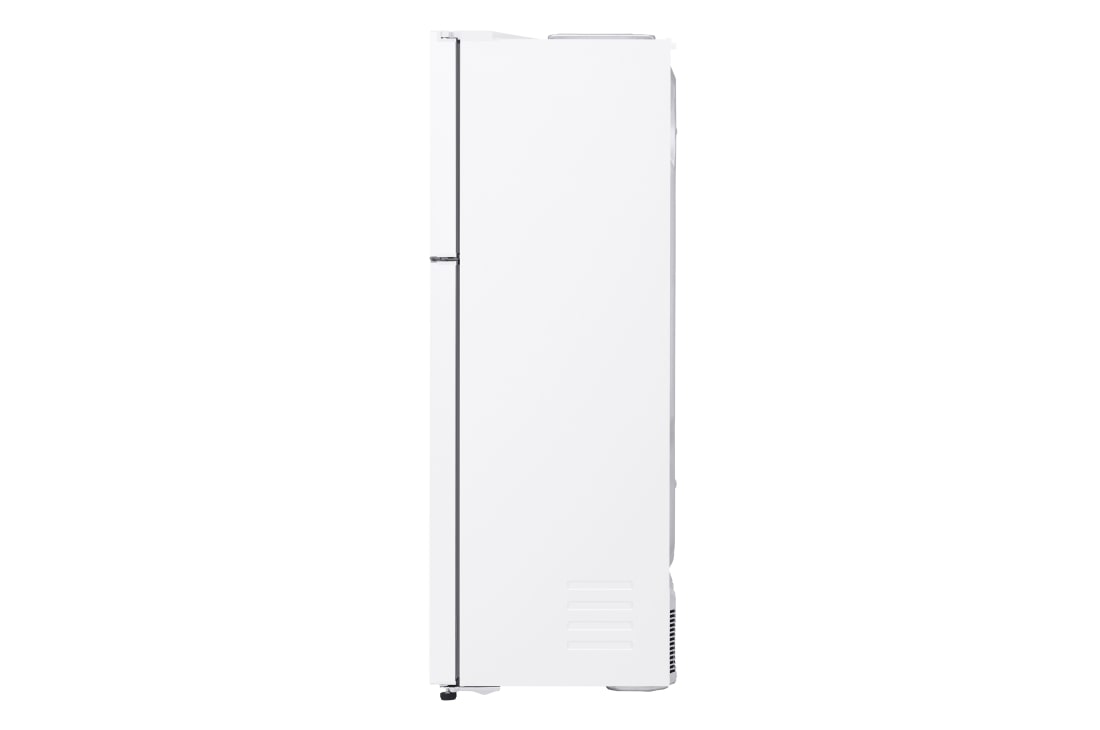 LG Top Freezer Refrigerator 630L Gross Capacity, DoorCooling⁺™, Hygiene FRESH⁺™ , White Color., Side view, GRM-832DHWI, thumbnail 14