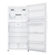 LG Top Freezer Refrigerator 630L Gross Capacity, DoorCooling⁺™, Hygiene FRESH⁺™ , White Color., Front door open view, GRM-832DHWI, thumbnail 3
