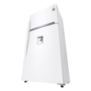 LG Top Freezer Refrigerator 630L Gross Capacity, DoorCooling⁺™, Hygiene FRESH⁺™ , White Color., Perspective Right view, GRM-832DHWI, thumbnail 13