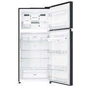 LG Top freezer 547L ,Inverter, Door Cooling⁺, Black Glass, Front all door open without food view, GNB-732HGI, thumbnail 3