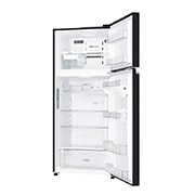 LG Top freezer 547L ,Inverter, Door Cooling⁺, Black Glass, Front door open without food view, GNB-732HGI, thumbnail 7