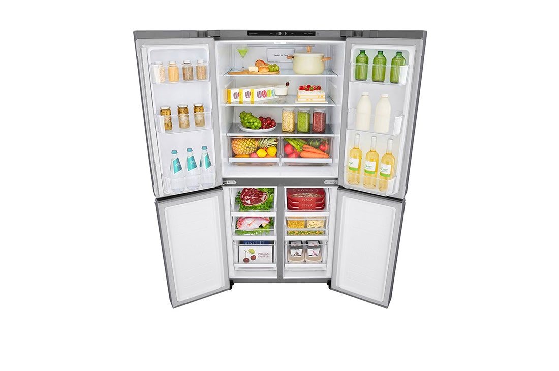 LG Four Doors Refrigerator 594L, Smart Diagnosis., Inner Detail View, GCB-334DVL, thumbnail 4