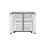 LG Four Doors Refrigerator 594L, Smart Diagnosis., Top Perspective Open View, GCB-334DVL, thumbnail 11