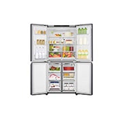 LG Four Doors Refrigerator 594L, Smart Diagnosis., Front Open Food View, GCB-334DVL, thumbnail 2