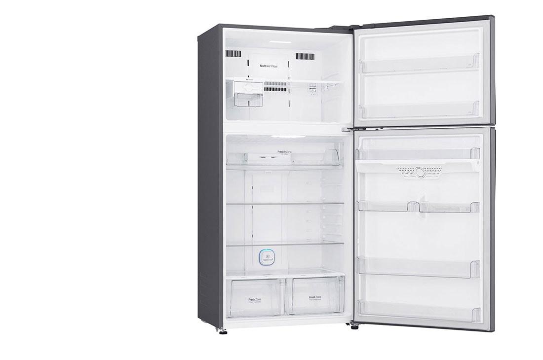 LG Top freezer 630L, Door Cooling, Inverter, Silver, left door open view , GRM-852HWI, thumbnail 10