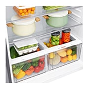 LG Top freezer 630L, Door Cooling, Inverter, Silver, veggie storage detailed view, GRM-852HWI, thumbnail 8