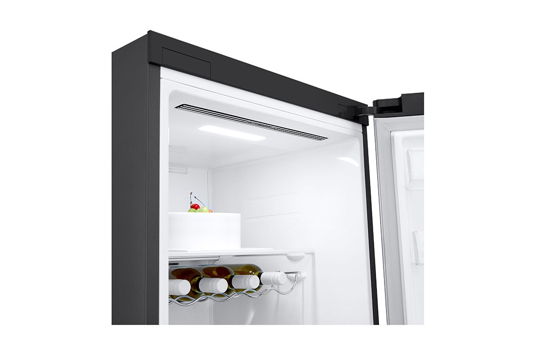 LG 386L LINEARCooling™ Refrigerator in Stainless Steel Finish, FoldingShelf, GC-B511EADM, thumbnail 5