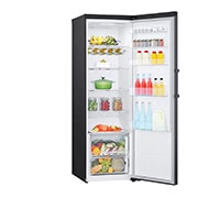 LG 386L LINEARCooling™ Refrigerator in Stainless Steel Finish, Right Side Open with food, GC-B511EADM, thumbnail 13