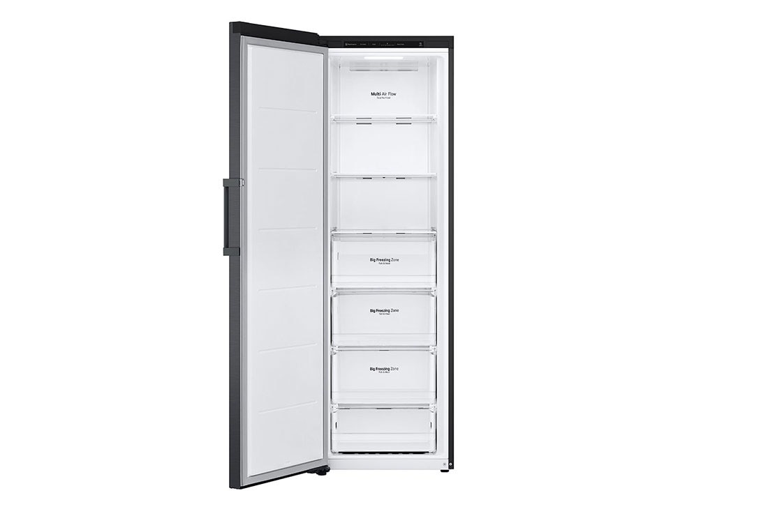 LG One Door freezer 324L, Door Cooling, Linear Cooling,Black, Front Open, GC-B514EAFM, thumbnail 3