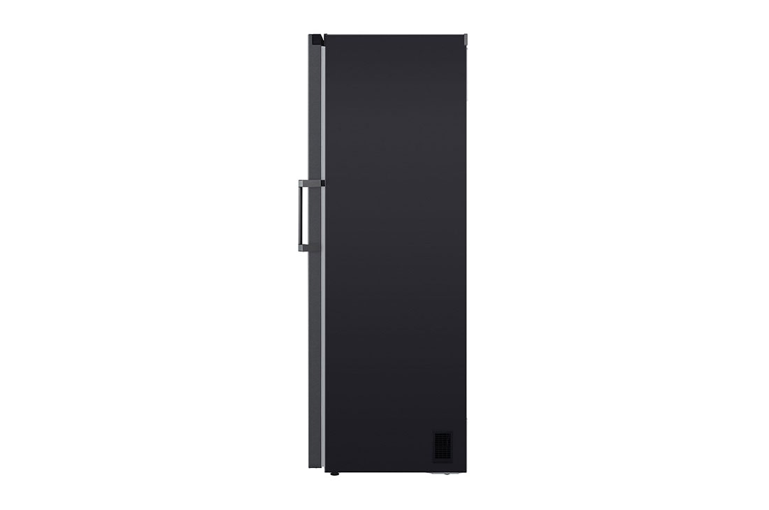 LG One Door freezer 324L, Door Cooling, Linear Cooling,Black, Side View, GC-B514EAFM, thumbnail 15