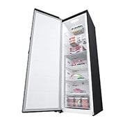 LG One Door freezer 324L, Door Cooling, Linear Cooling,Black,  Right Open Food, GC-B514EAFM, thumbnail 7