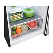 LG Top Freezer 395L, Linear Cooling, Smart Inverter , drawer with fruit stored, GNB-582GVBP, thumbnail 3