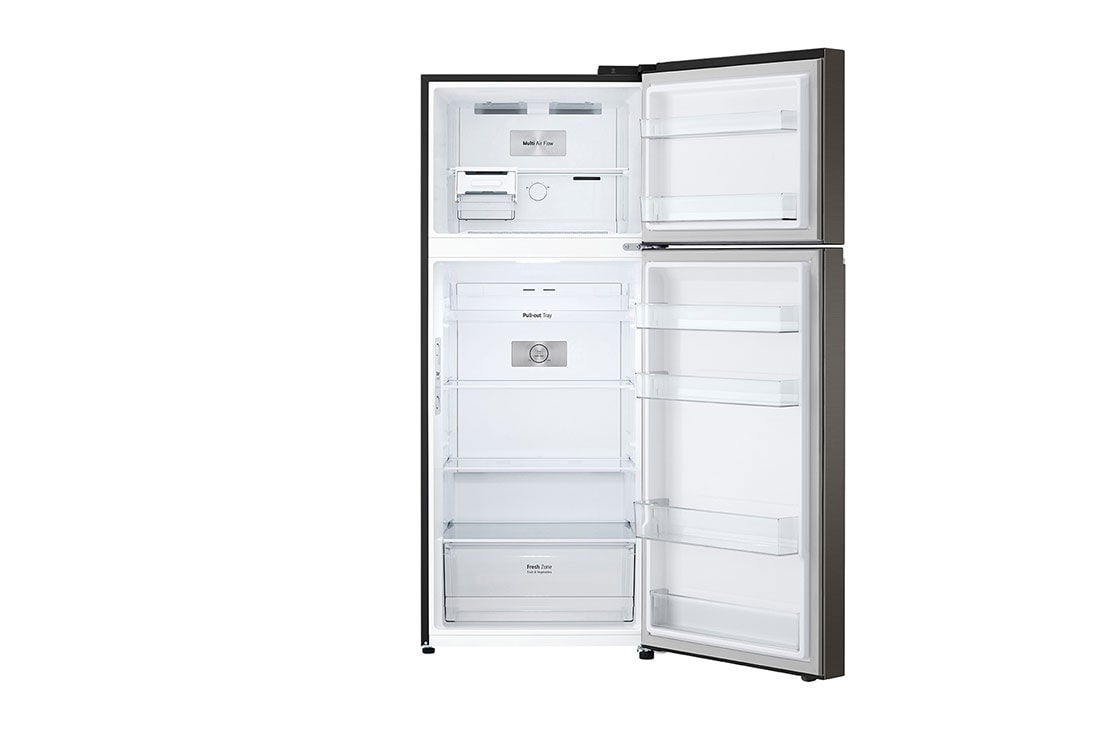 LG Top Freezer 395L, Linear Cooling, Smart Inverter , front open view, GNB-582GVBP, thumbnail 12