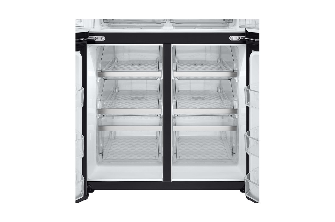LG InstaView Door-in-Door™, Four Door Refrigerator, 900L Gross Capacity with HygieneFRESH+™, detail, GCX-334DFBB, thumbnail 12