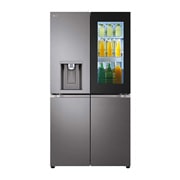 LG InstaView Door-in-Door™, Four Door Refrigerator, 900L Gross Capacity with HygieneFRESH+™, Front view, GCX-334DFBB, thumbnail 1