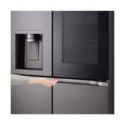LG InstaView Door-in-Door™, Four Door Refrigerator, 900L Gross Capacity with HygieneFRESH+™, Front Top Open, GCX-334DFBB, thumbnail 7