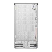 LG InstaView Door-in-Door™, Four Door Refrigerator, 900L Gross Capacity with HygieneFRESH+™, back view, GCX-334DFBB, thumbnail 15