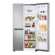LG Side by side  658L, Linear Cooling, Smart Inverter , Front Open Food, GCB-287DVL, thumbnail 4