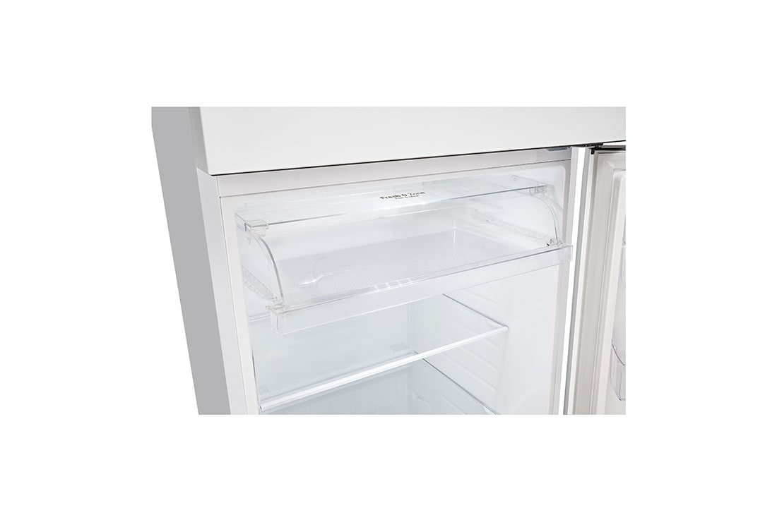 LG Top Freezer Refregirator , 493L White Color,Door Cooling+™, Smart Inverter, Bottom freezer view, GNB-682FVWP, thumbnail 12