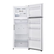LG Top Freezer Refregirator , 493L White Color,Door Cooling+™, Smart Inverter, Front open view, GNB-682FVWP, thumbnail 3