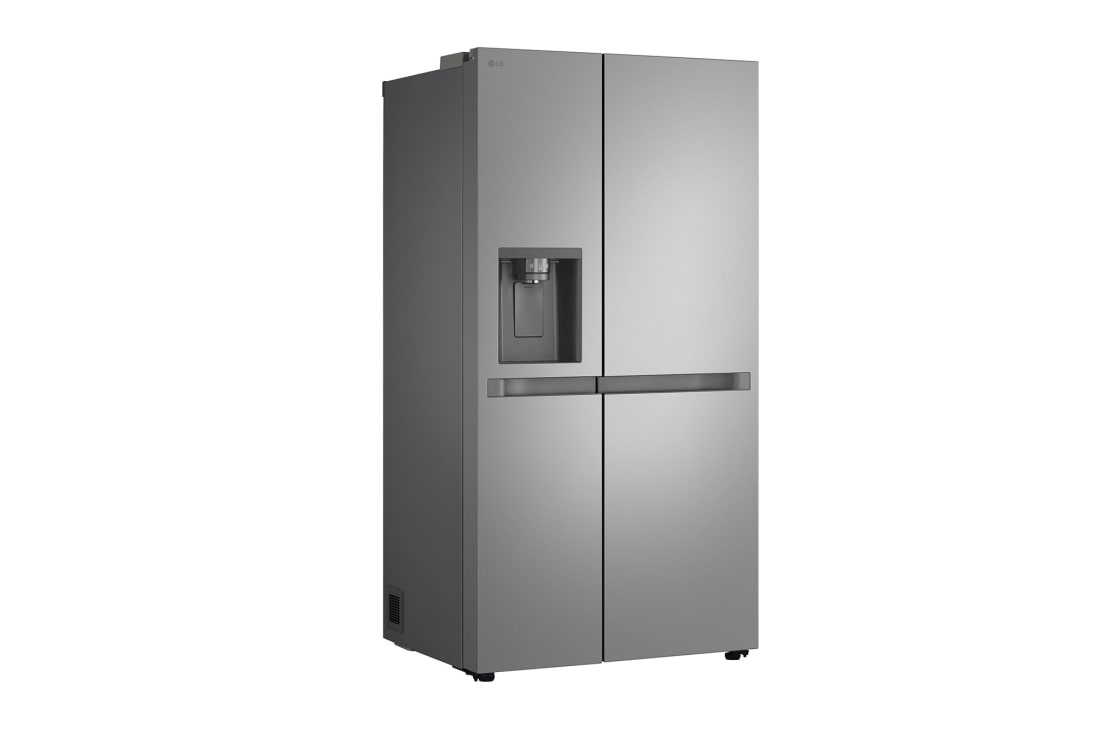 LG  Side by Side 625L Refrigerator, Smart Diagnosis™, LINEARCooling™, Prime Silver, left side, GCL-287DVLN, thumbnail 11