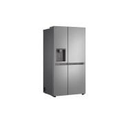 LG  Side by Side 625L Refrigerator, Smart Diagnosis™, LINEARCooling™, Prime Silver, left side, GCL-287DVLN, thumbnail 11
