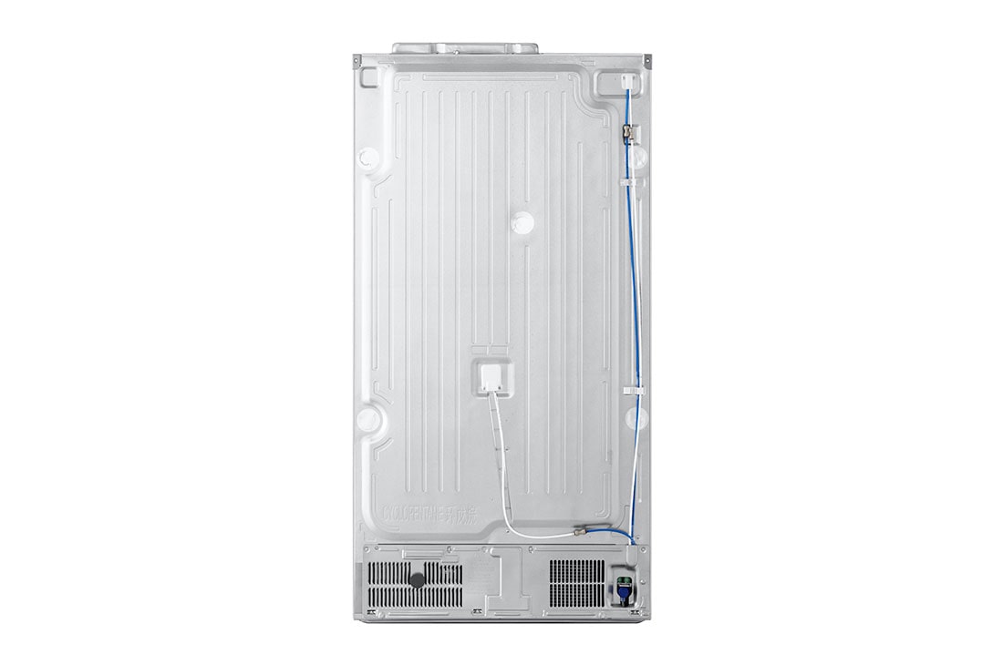 LG  Side by Side 625L Refrigerator, Smart Diagnosis™, LINEARCooling™, Essense White​, back, GCL-287DVWN, thumbnail 14