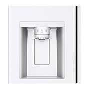 LG  Side by Side 625L Refrigerator, Smart Diagnosis™, LINEARCooling™, Essense White​, dispenser, GCL-287DVWN, thumbnail 7