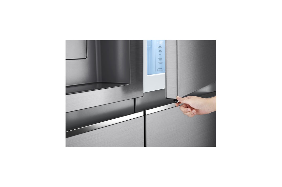 LG  Side by Side 611L Refrigerator, UVnano™, LINEARCooling™, ThinQ™. Platinum Silver, LG  Side by Side 611L Refrigerator, UVnano™, LINEARCooling™, ThinQ™. Platinum Silver, GCJ-287TVL, thumbnail 12