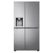 LG  Side by Side 611L Refrigerator, UVnano™, LINEARCooling™, ThinQ™. Platinum Silver, LG  Side by Side 611L Refrigerator, UVnano™, LINEARCooling™, ThinQ™. Platinum Silver, GCJ-287TVL, thumbnail 1