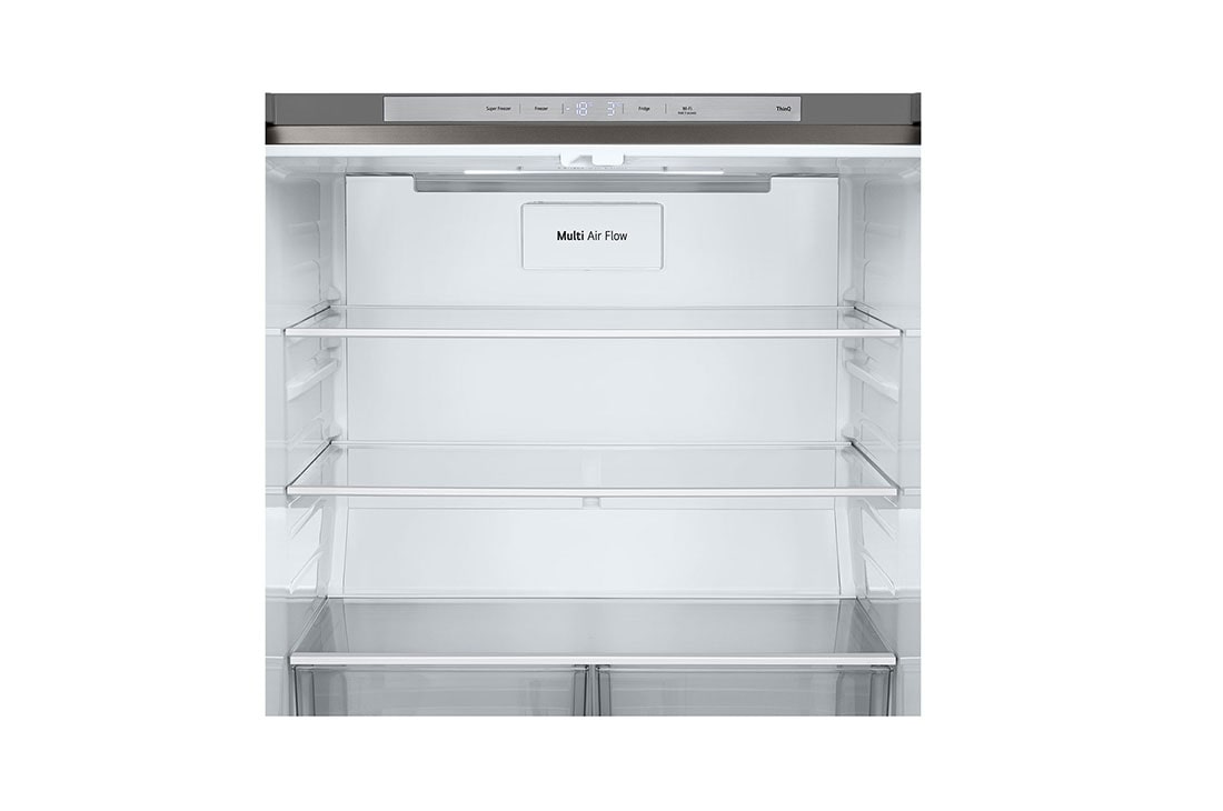 LG Multi Door Refregirator , 464L Silver  Color,Linear Cooling, Multi Air Flow, LED view, GCB-334DFPL, thumbnail 6