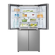 LG Multi Door Refregirator , 464L Silver  Color,Linear Cooling, Multi Air Flow, Front top open doors with food, GCB-334DFPL, thumbnail 9