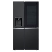 LG InstaView™ 617L Door In Door Refrigerator, UVnano™, LINEARCooling™, ThinQ™ in Essence Black Steel, GCX-287TVAN, GCX-287TVAN, thumbnail 1