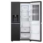 LG InstaView™ 617L Door In Door Refrigerator, UVnano™, LINEARCooling™, ThinQ™ in Essence Black Steel, GCX-287TVAN, GCX-287TVAN, thumbnail 6