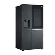 LG InstaView Door-in-Door, Four Door Refrigerator, 705L, Hygeine Fresh , Matte Black, Right view, GCX-287TVB, thumbnail 12