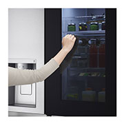 LG Side By Side  Refrigerator, 598L Capacity with HygieneFRESH+™Silver Color, display, GCX-287TVSI, thumbnail 9