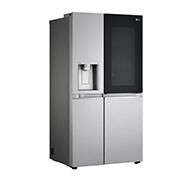 LG Side By Side  Refrigerator, 598L Capacity with HygieneFRESH+™Silver Color, right side, GCX-287TVSI, thumbnail 13