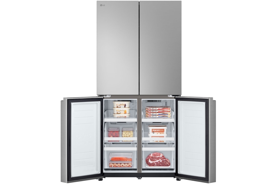 LG Multi Door Refregirator , 464L Silver  Color,Door Cooling+™, Multi Air Flow, Front top open doors, GCB-244DFPL, thumbnail 10