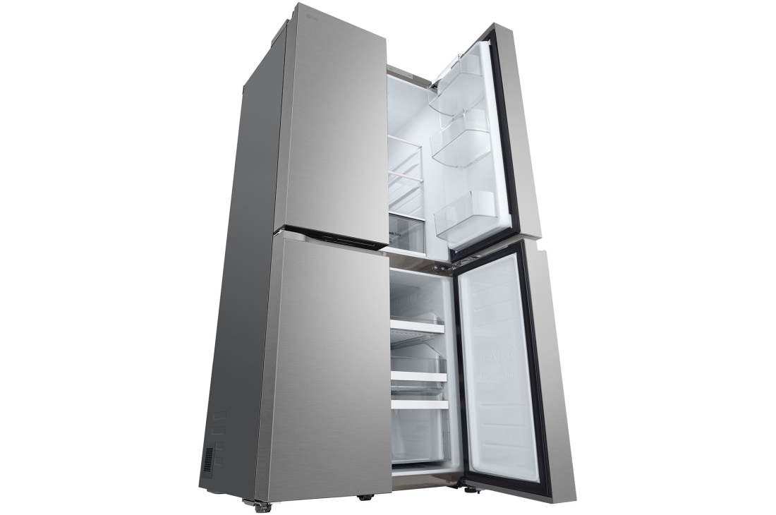 LG Multi Door Refregirator , 464L Silver  Color,Door Cooling+™, Multi Air Flow, Top right door open, GCB-244DFPL, thumbnail 12