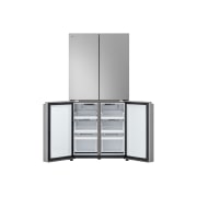 LG Multi Door Refregirator , 464L Silver  Color,Door Cooling+™, Multi Air Flow, Top right door open with food, GCB-244DFPL, thumbnail 11