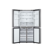 LG Multi Door Refregirator , 464L Silver  Color,Door Cooling+™, Multi Air Flow, Front Open View, GCB-244DFPL, thumbnail 3