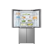LG Multi Door Refregirator , 464L Silver  Color,Door Cooling+™, Multi Air Flow, Front bottom open doors with food, GCB-244DFPL, thumbnail 7