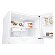 LG Top Freezer Refregirator , 506L White Color,Door Cooling+™, Smart Inverter, Top view, GNM-732HWI, thumbnail 3