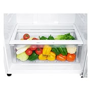LG Top Freezer Refregirator , 506L White Color,Door Cooling+™, Smart Inverter, bottom box view, GNM-732HWI, thumbnail 4